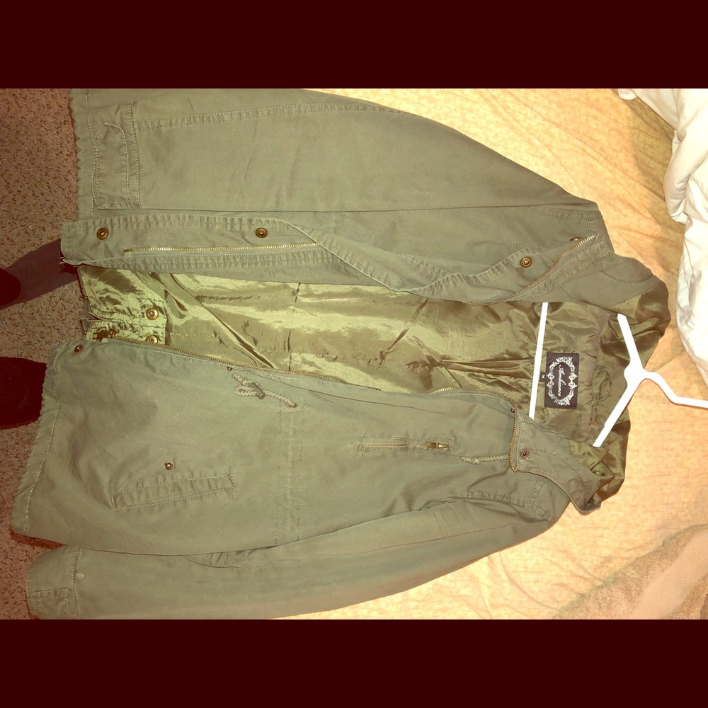 Army green jacket